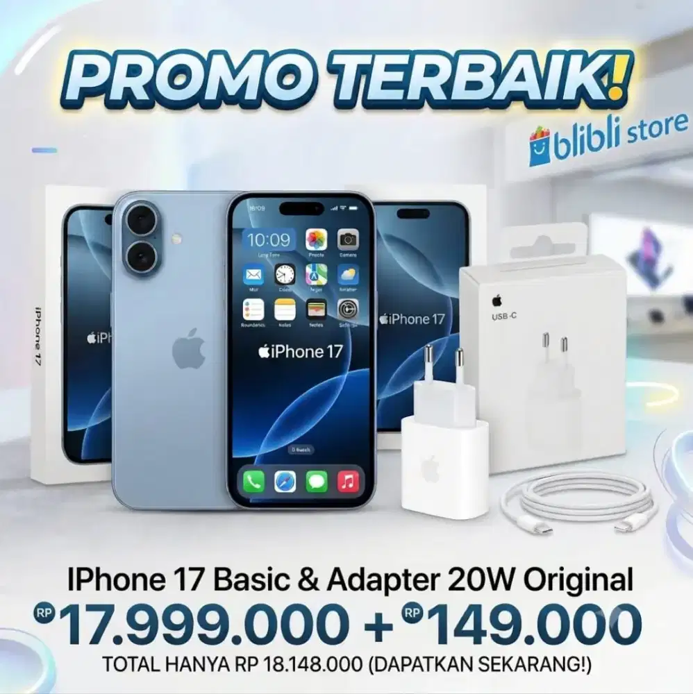 iPhone 15 & 17 basic PROMO adapter 149k!
