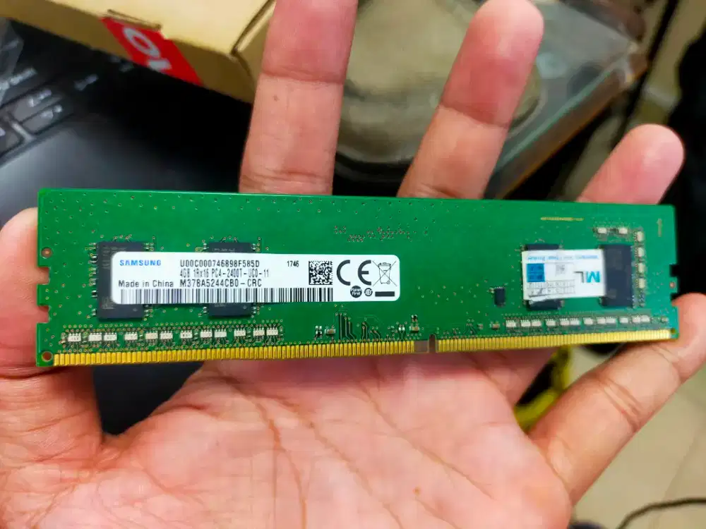 Dijual ram PC/Longdim 4GB DDR4 ORI cabutan dari Buil-up Lenovo PC2400T
