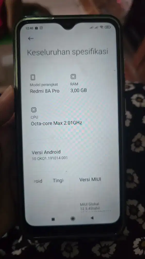 redmi 8a pro batangan
