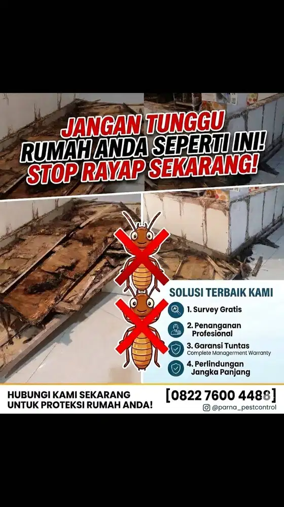 Basmi Rayap Medan dan Aceh