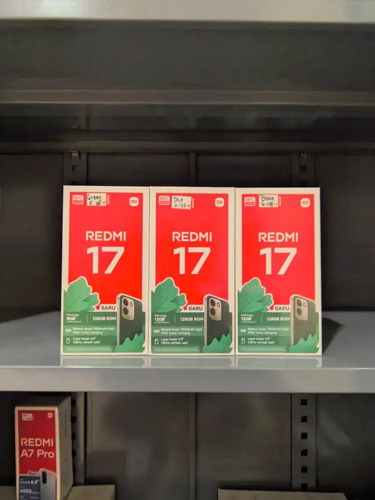 READY REDMI 17 Baru Segel Garansi Resmi