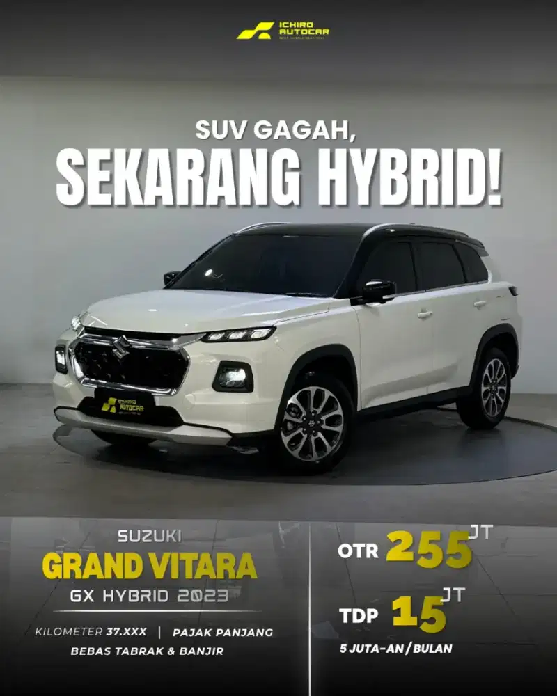 [Low Km 37rb] SUZUKI GRAND VITARA 1.5 GX HYBRID 2023