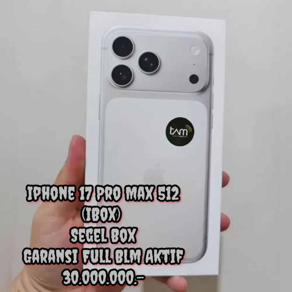 Iphone 17 Pro Max 512 (iBox) Segel Box