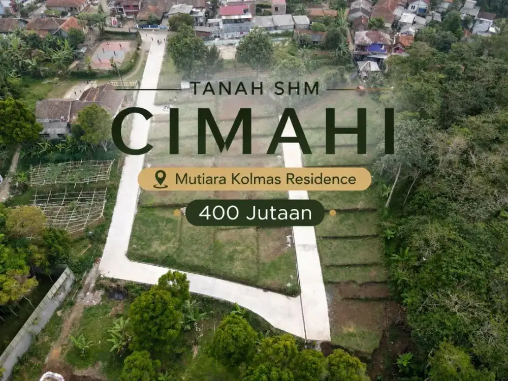 Dijual Tanah SHM di Mutiara Kolmas Residence, Cimahi