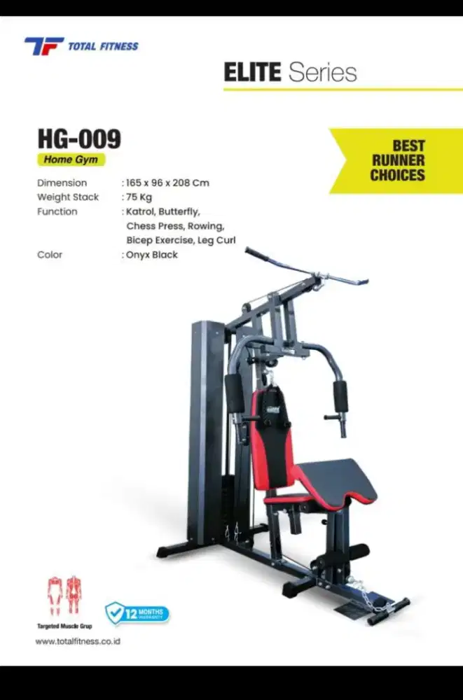Alat olahraga tl 009 home gym
