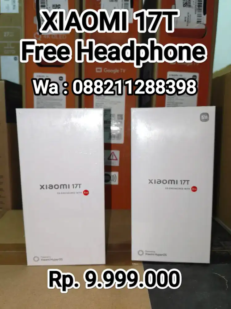 READY STOK!! XIAOMI 17T FREE HEADPHONE