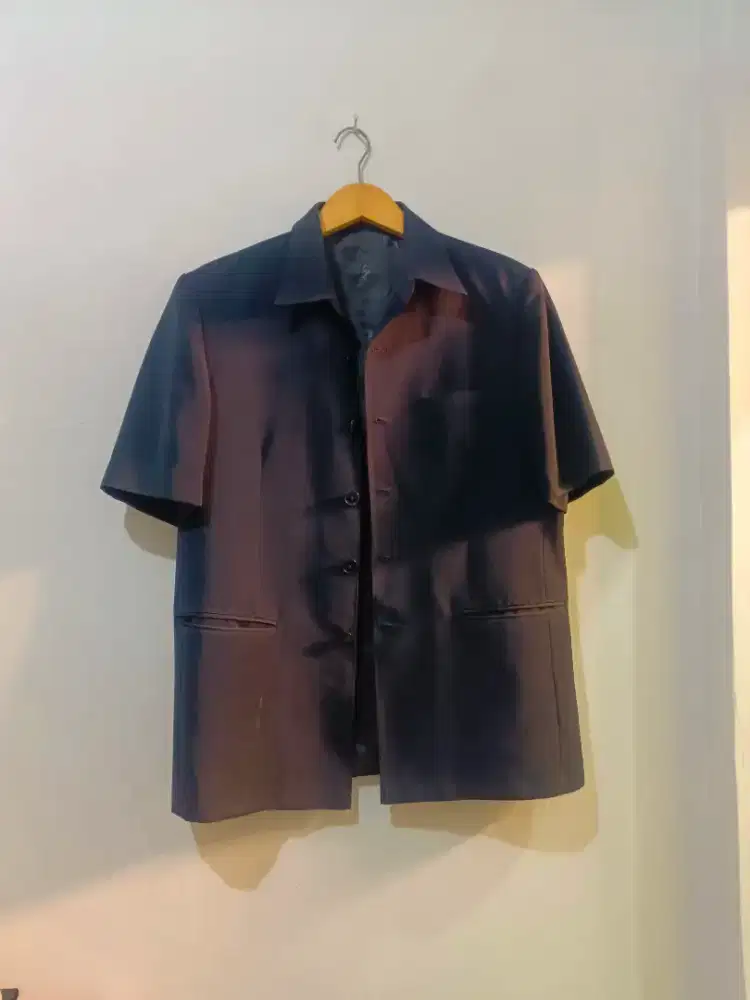 Kemeja Safari / Semi Jas Formal Lining Dormeuil England