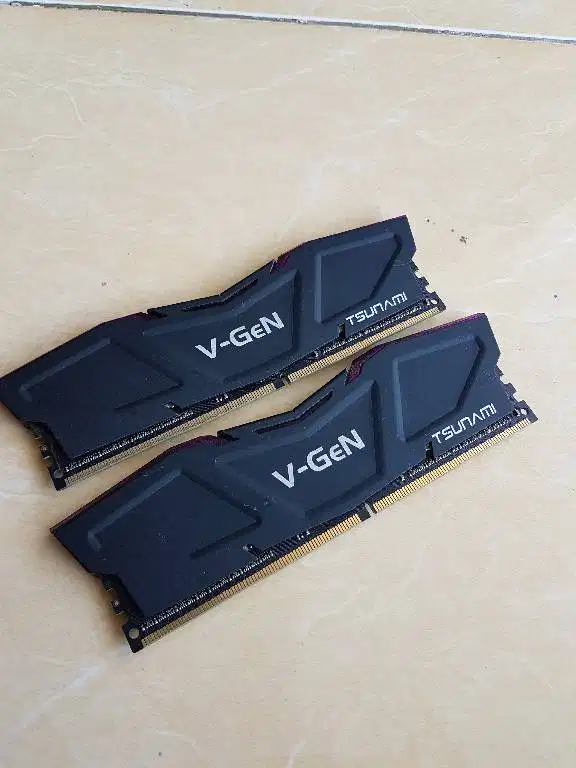Ram DDR4 2x4gb 8GB Vgen Tsunami 2666Mhz Black