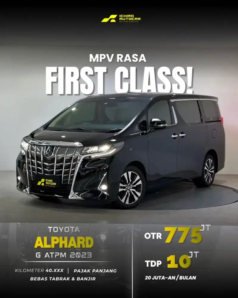 [cash 845] TOYOTA ALPHARD G ATPM 2023