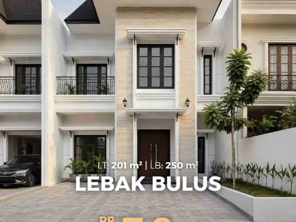 DIJUAL BRAND NEW HOUSE DI LEBAK BULUS, JAKARTA SELATAN