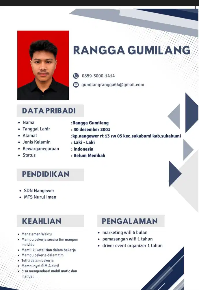 mencari lowongan driver