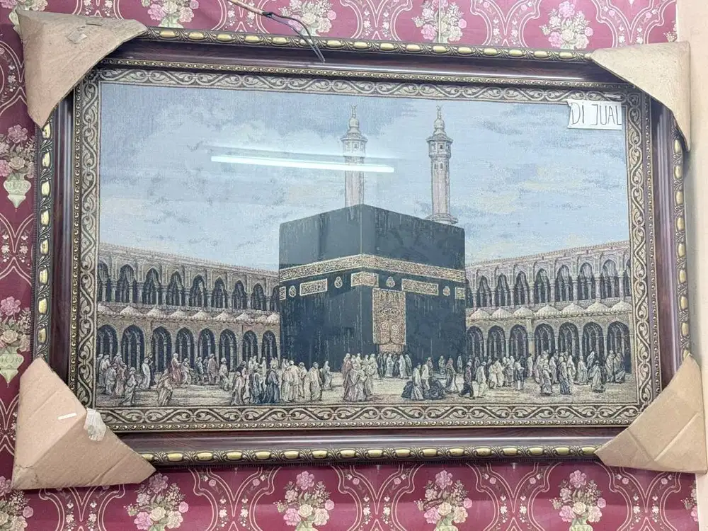 HIASAN DINDING BINGKAI FOTO GAMBAR MEKKAH KABAH