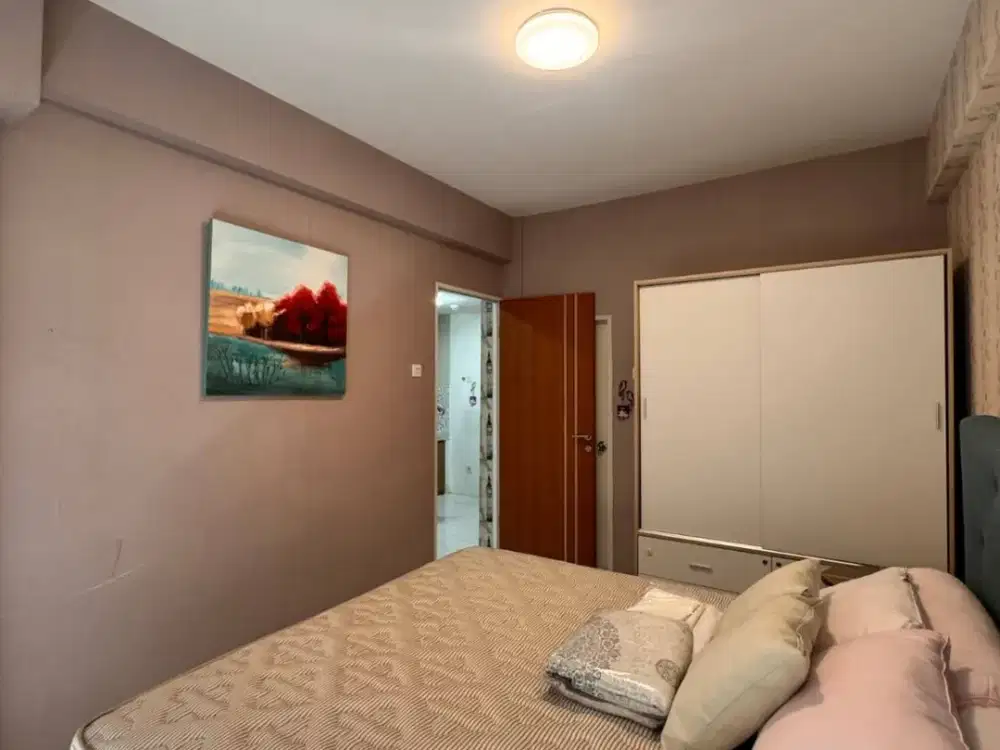 BW77 DIJUAL APARTEMEN 3 BR FULL FURNISHED MURAH DI PUNCAK DHARMAHUSADA