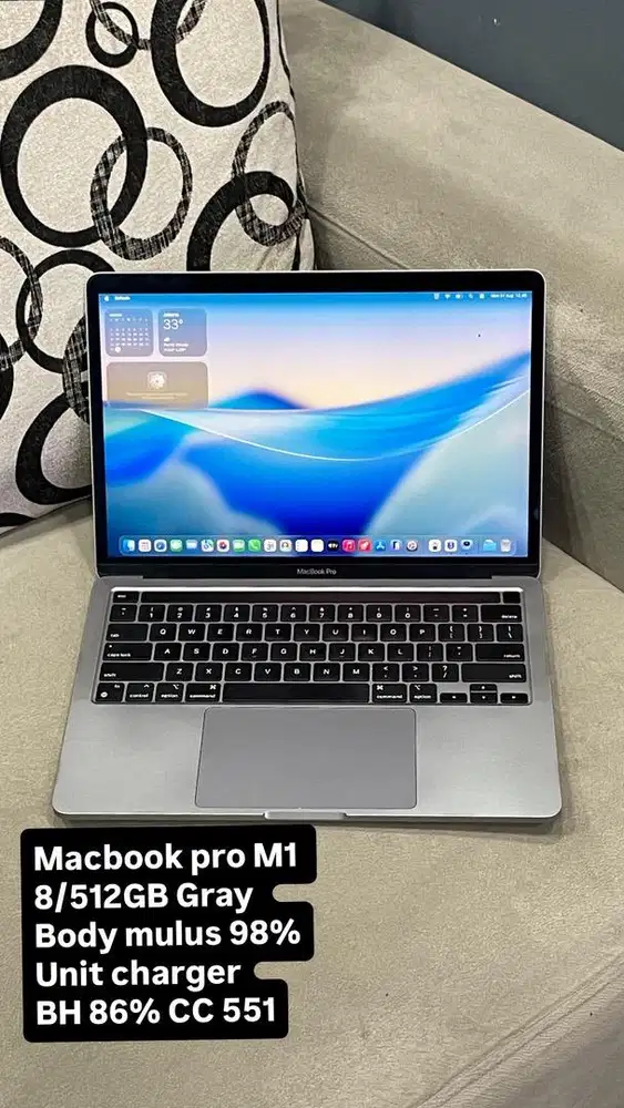 Macbook Pro M1 13” 8/512GB Gray