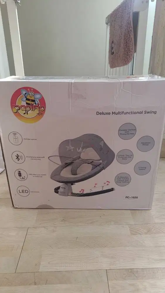 Pacific Jr Ayunan Bayi Otomatis Elektrik Baby Swing Lipat