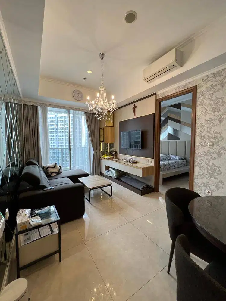 DISEWAKAN CONDO TAMAN ANGGREK RESIDENCES 2+1 BEDROOMS FULLY FURNISH