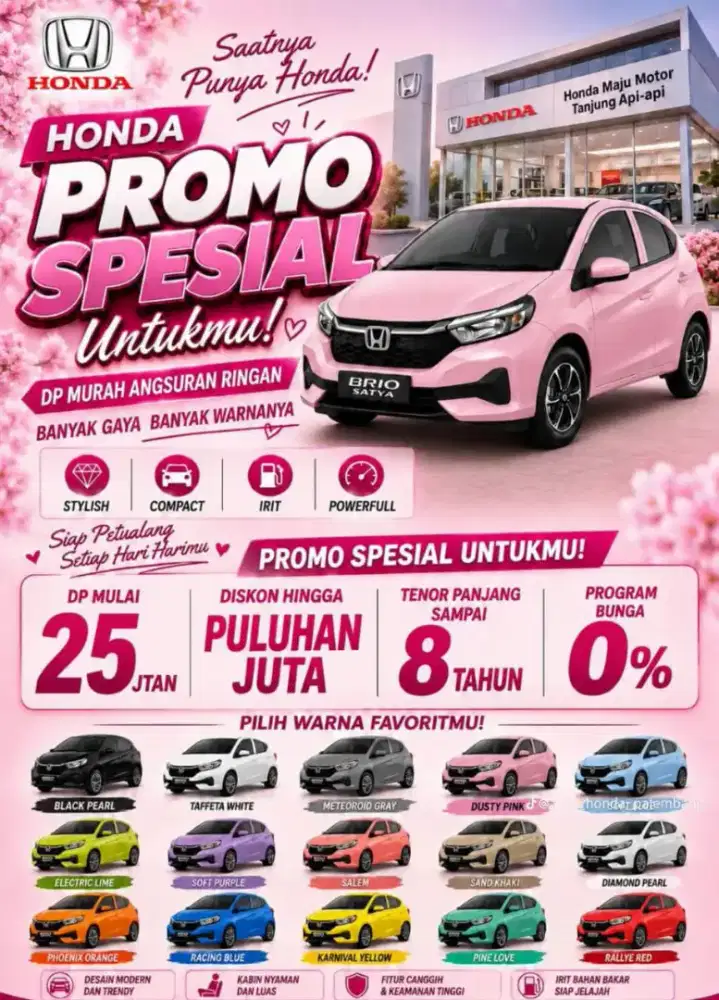 BRIO SATYA DP CUKUP DI 20JT