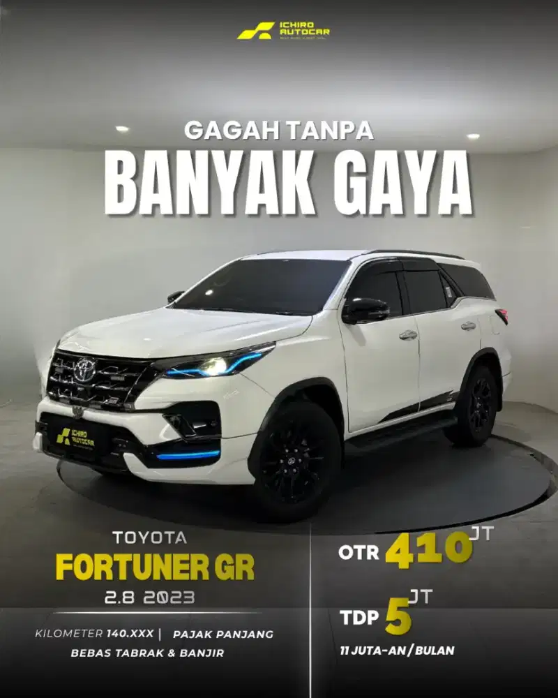 [Cash 450jt] TOYOTA FORTUNER GR 2.8 2023
