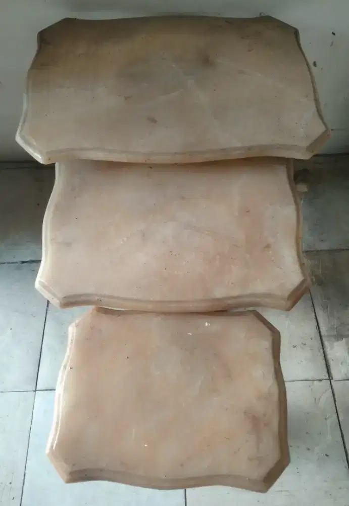 Meja Susun/Tingkat/Deret Antik Batu ONYX