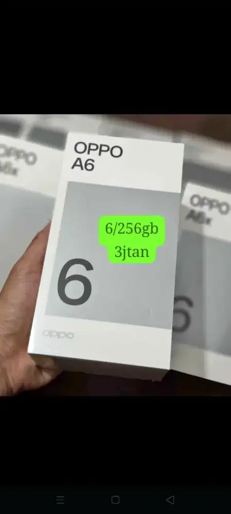 Oppo a6 6/256gb 7000mAh 45w