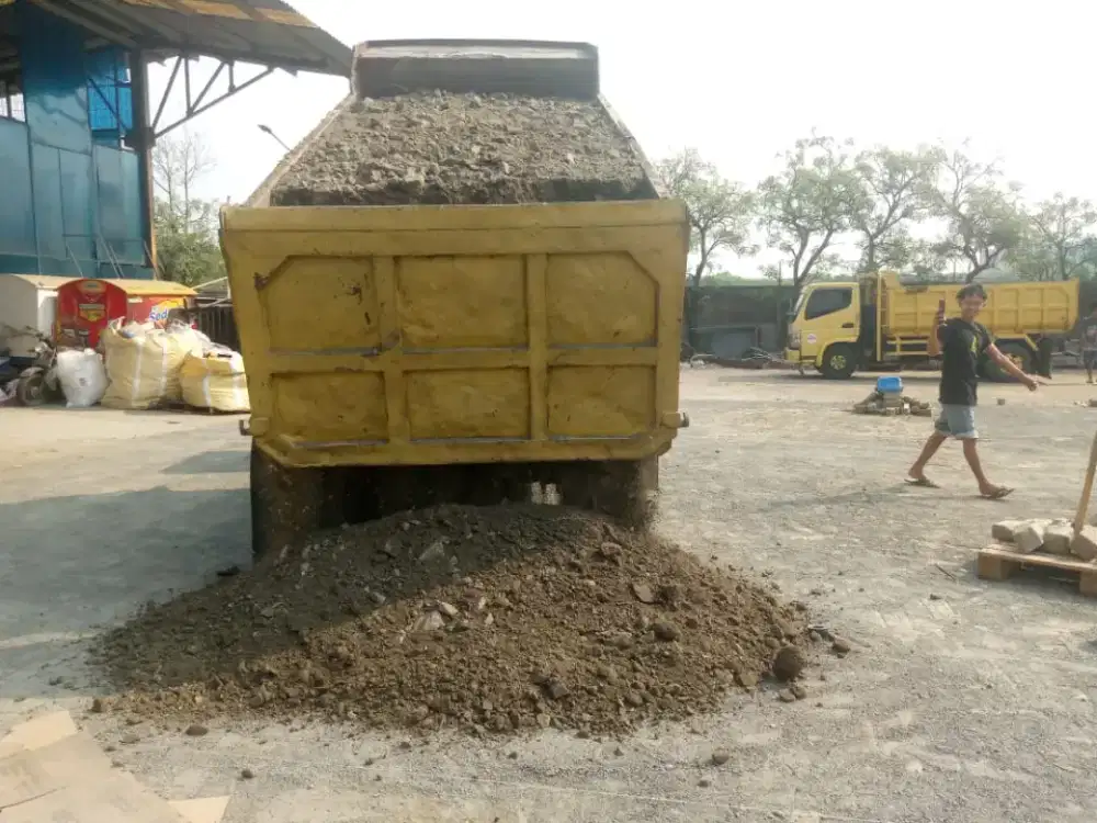 Batu makadam sirdam limestone abu batu pasir cor
