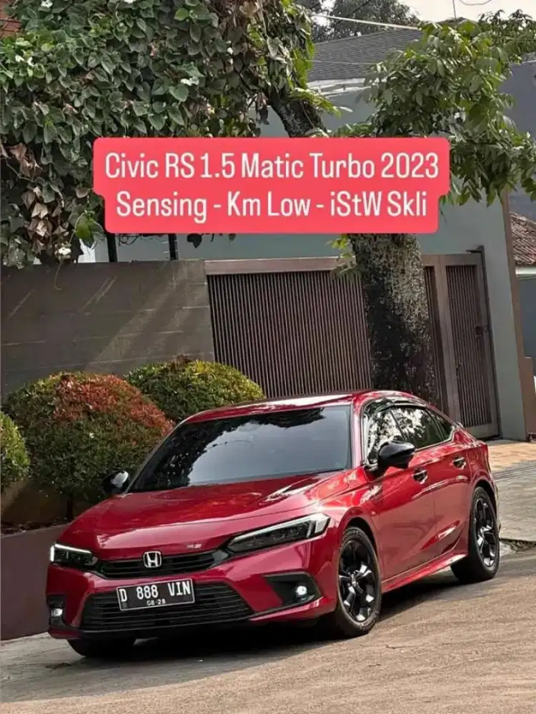 Honda Civic RS Turbo Matic 1.5 Sensing 2023 Istw Skli