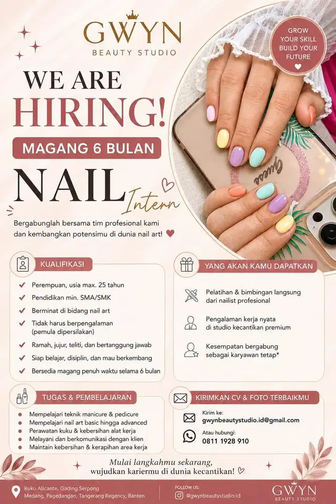We Hiring!! Beautican  magang 6 bulan