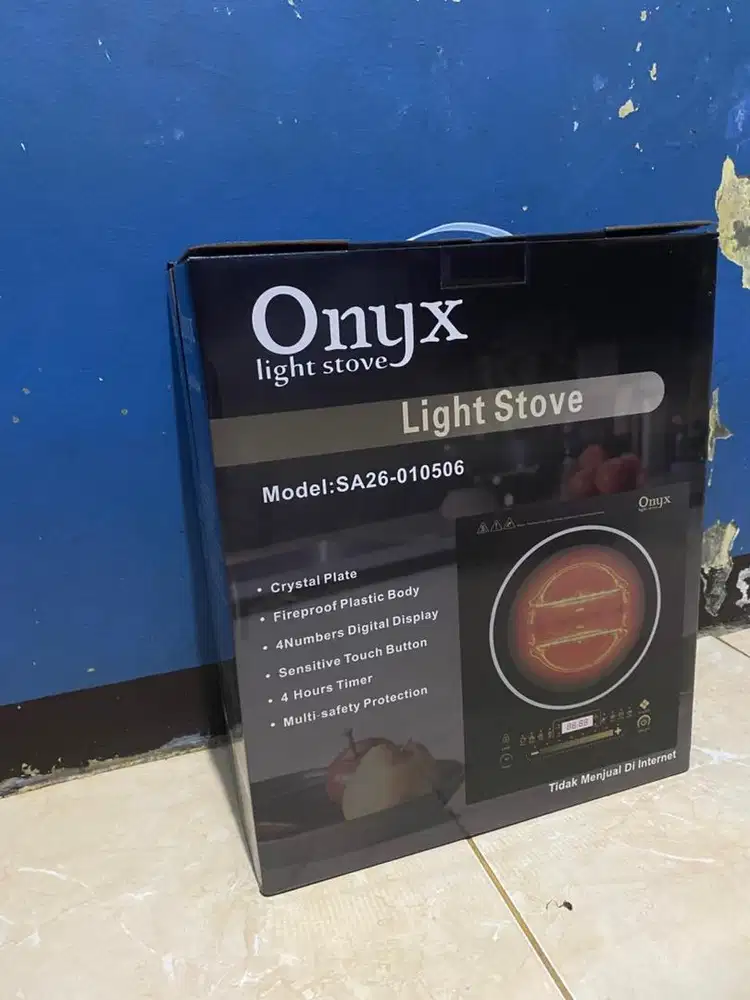Kompor listrik Onyx light stove type SA26-010506