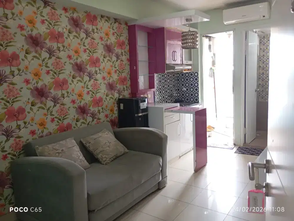 DIJUAL CEPAT UNIT DIATAS MALL 2 KAMAR FULL FURNISHED BISA KPA (SHM)