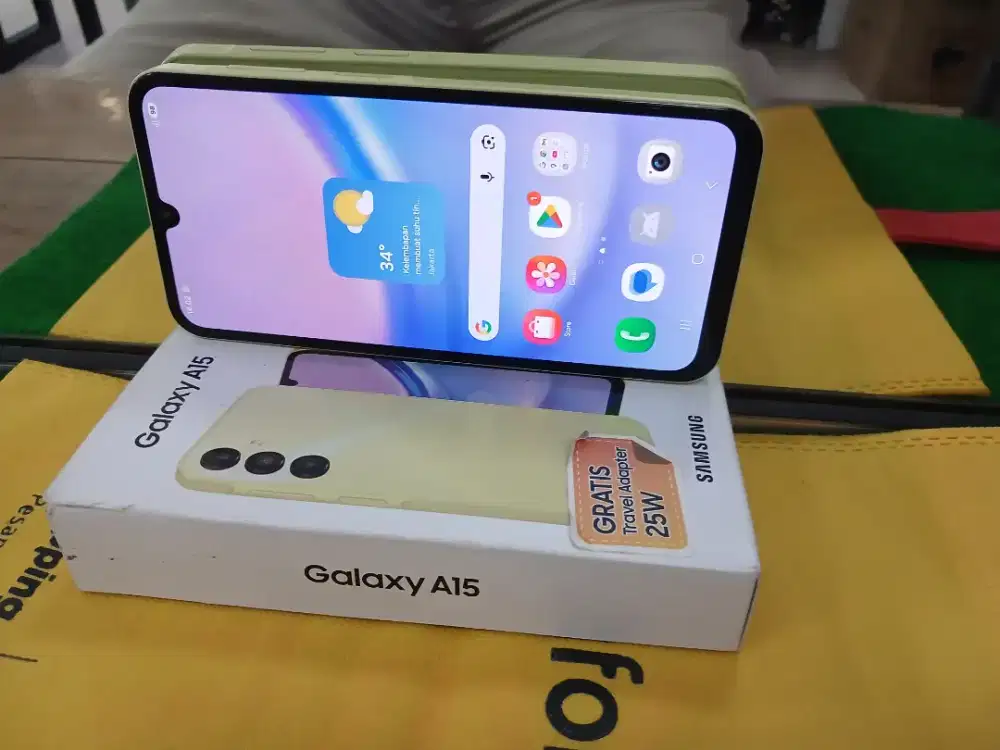 Samsung A15 Ram 8/128 gb mulus lengkap normal