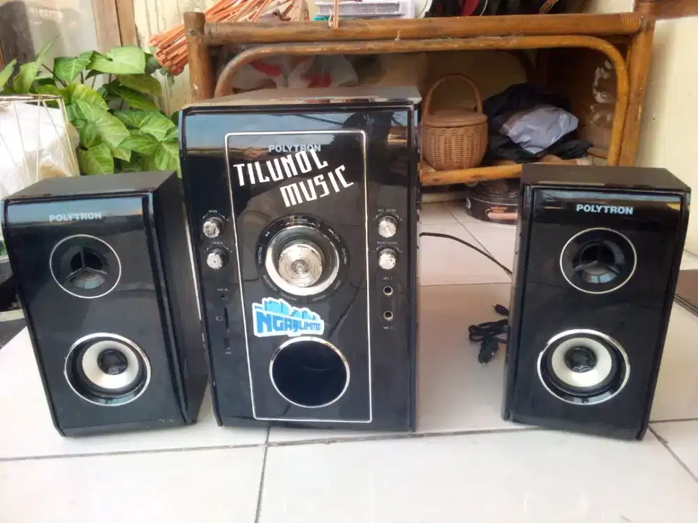Spiker aktif subwoofer polytron