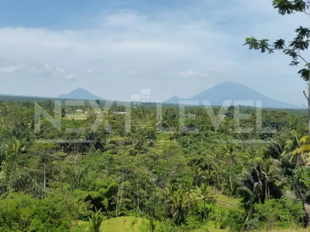 Tanah Bali Didekat Resto Kubu Bali Surat SHM View Gunung Dan Sawah