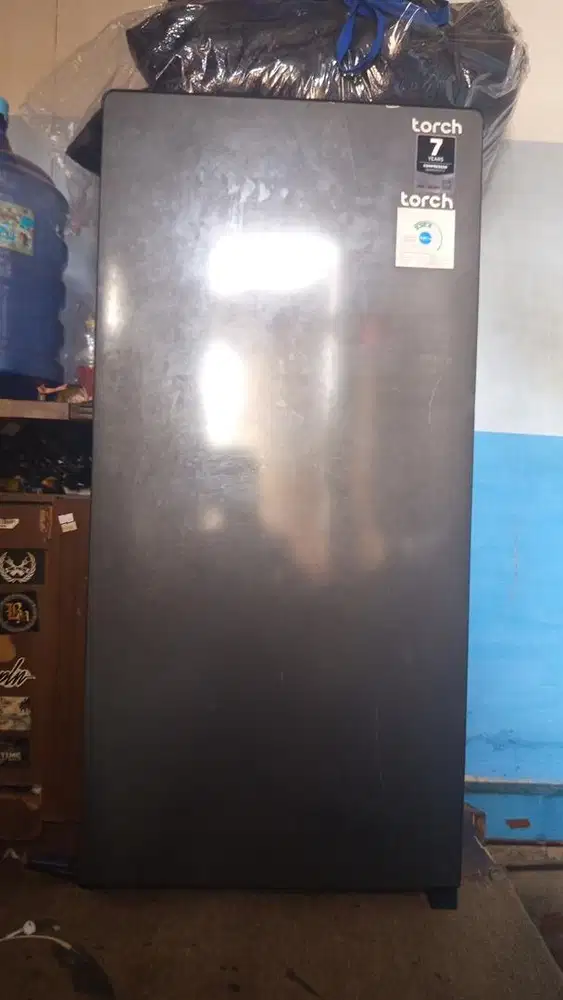 Kulkas 1 pintu AQUA AQR D205 MDS/MLS 165 Liter Big Freezer