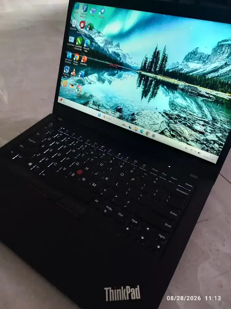 JUAL LAPTOP LENOVO THINKPAD T490 TS CORE i5 GEN 8TH RAM 12GB/256GB SSD