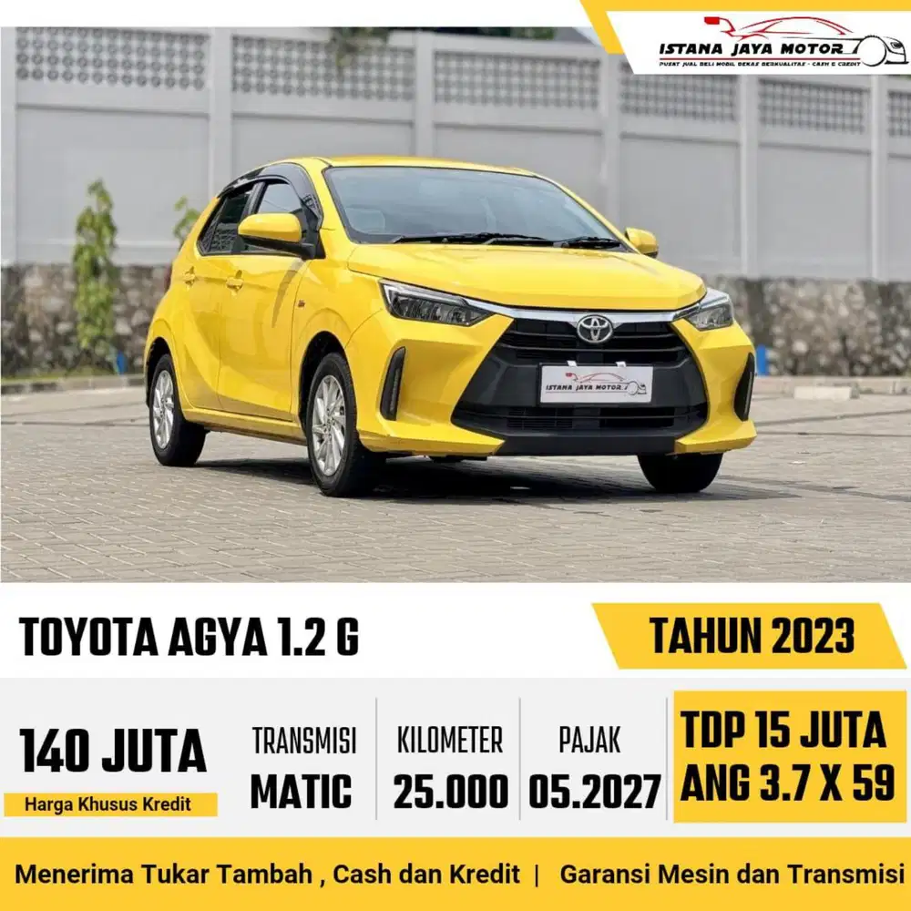 Toyota Agya G at 2023