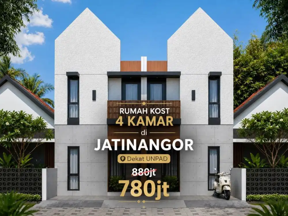 Jual Rumah Kost Twinkost Jatinangor, Promo Rp780 Juta