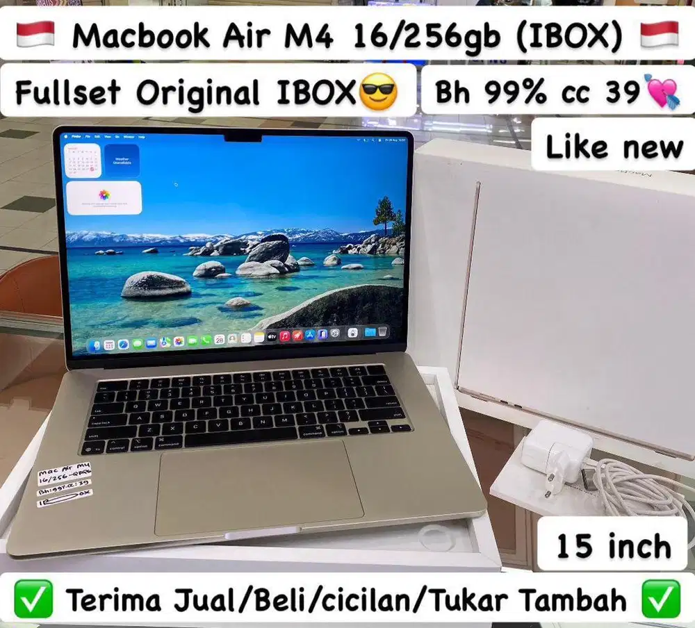 Macbook Air M4 15 inch 16/256 Gb Starlight Ibox