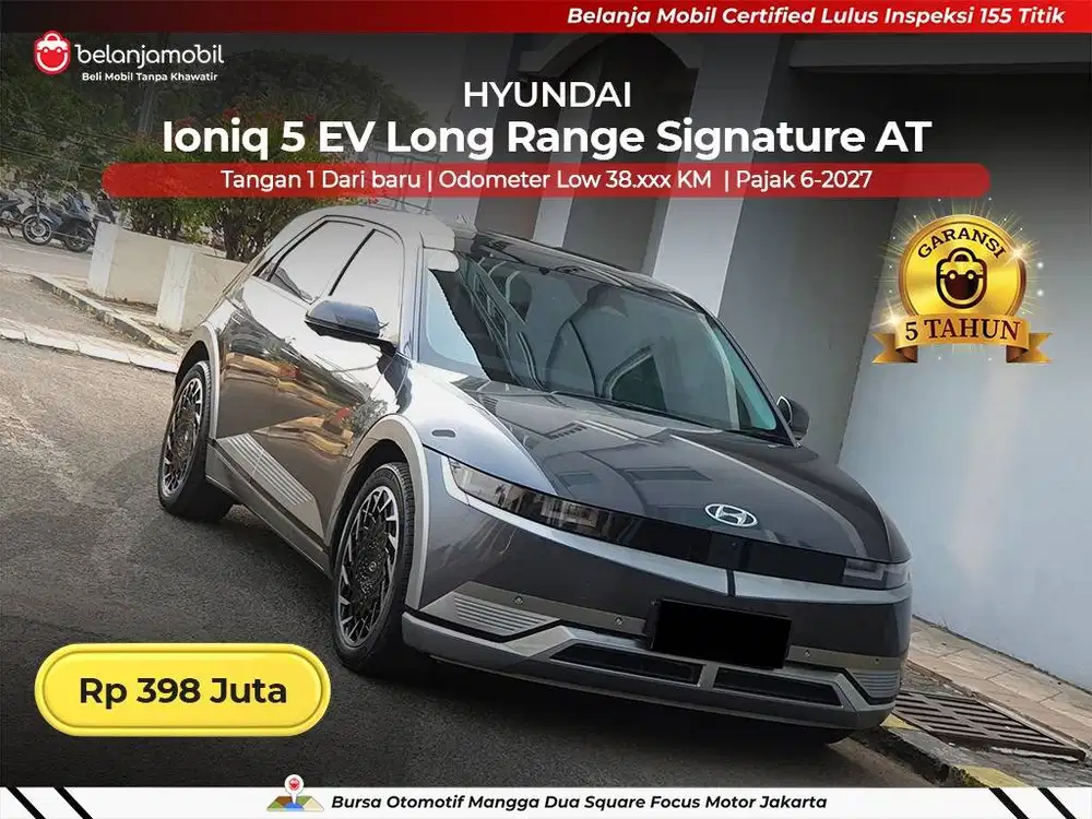 [ LOW KM ] Hyundai Ioniq 5 Long Range Signature EV 2023 2024