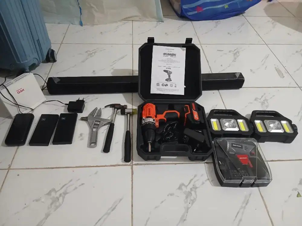 Di Jual bor listrik dan Router Wifi Orbit