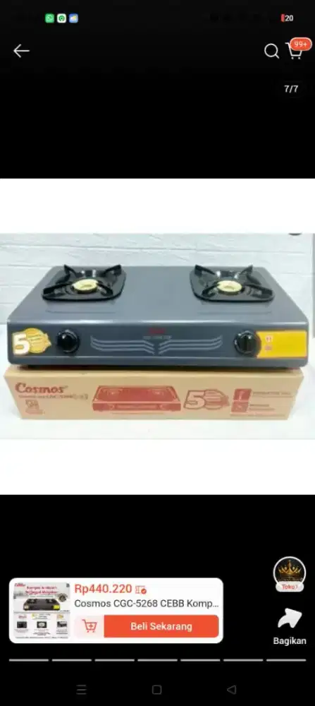 Cosmos kompor Gas
