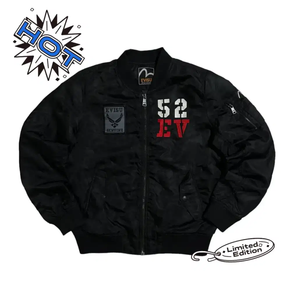 Jaket Bomber Evisu