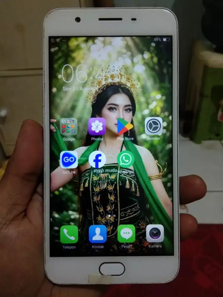 Oppo F1s 4G 4/64 layar 5.5 inchi mulus tt/bt