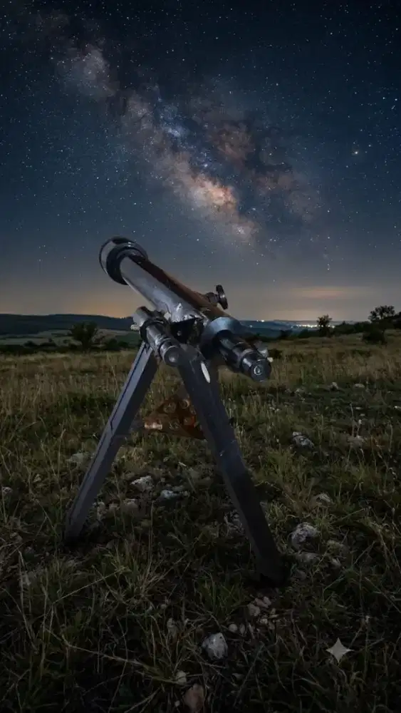 Teropong Bintang Astronomical Telescope Vintage Unik