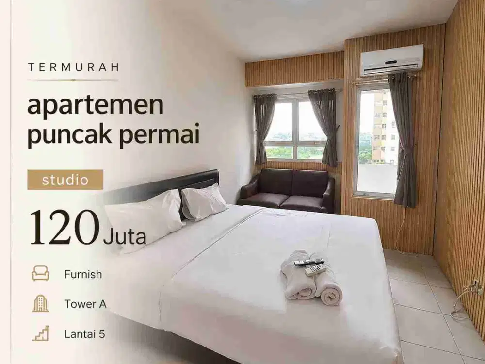 Dijual Apartemen Puncak Permai dekat Pakuwon Mall