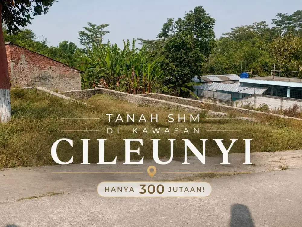 Jual Tanah SHM,  Komplek DPR Cileunyi, Hadap Utara