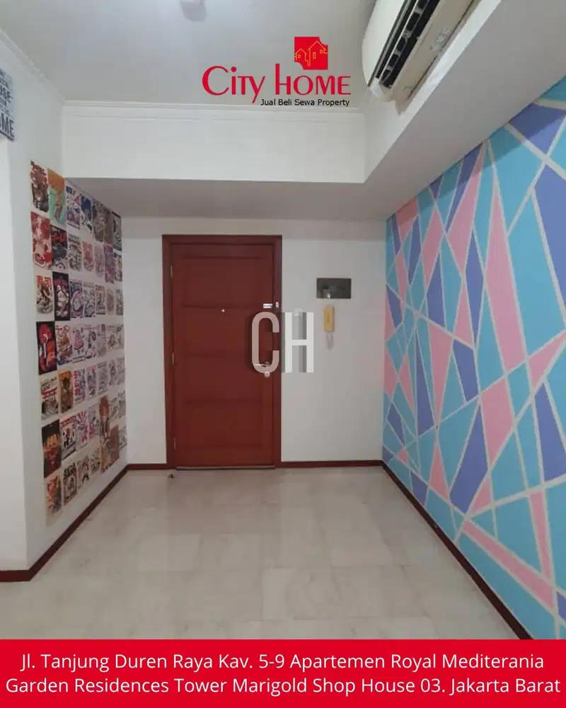 Sewa Apartemen Unfurnished di Royal Mediterania Garden Residences