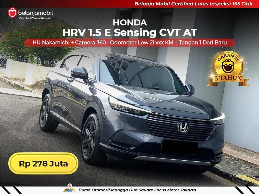 [ LOW KM ] Honda HRV HR-V HR V 1.5 E Sensing CVT AT 2024/2025