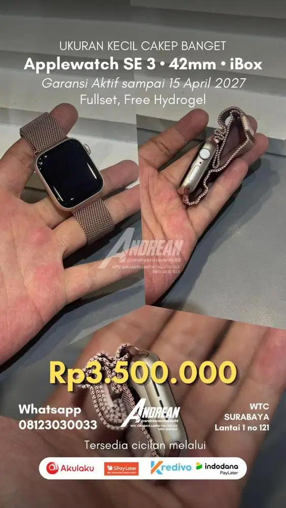 Second Apple Watch SE 3 42mm Ibox