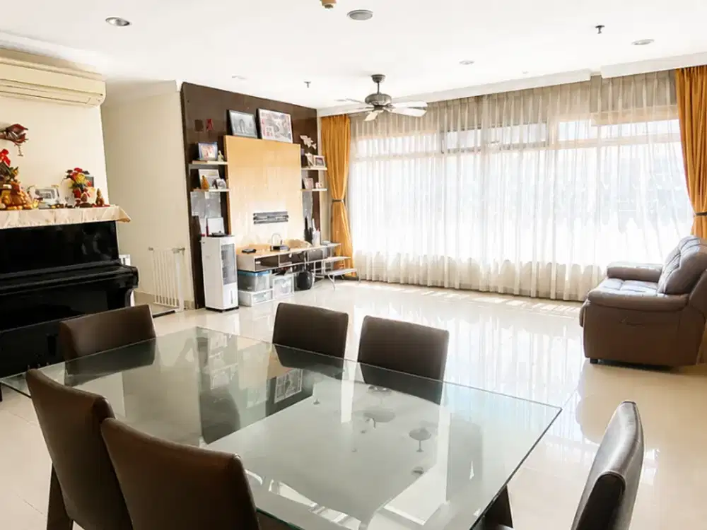 Apartemen Pantai Mutiara Pluit 150m2 3BR Full Furnish HGB Low Floor