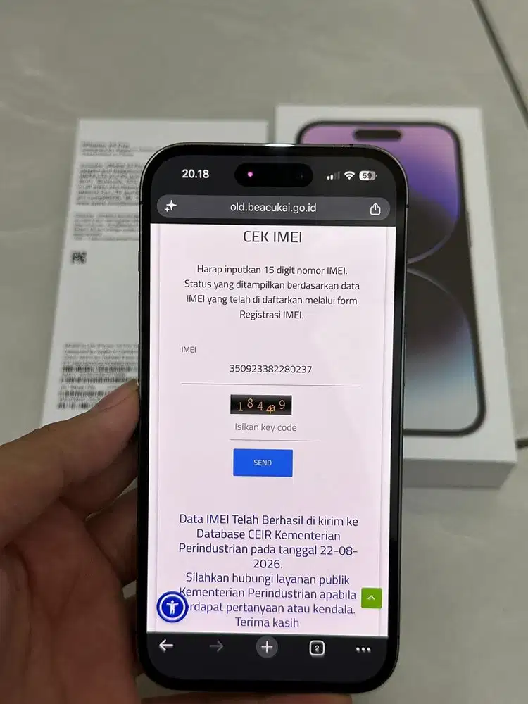 Iphone 14 pro 128gb cukai no minus
